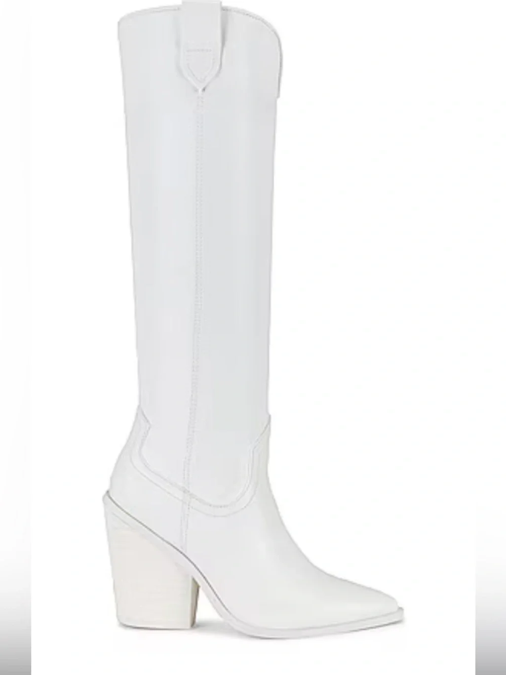 Steve Madden Knee-High Western Block Heel Boots